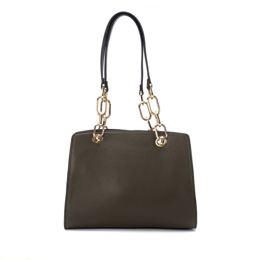 Carmela 18619002 sac cuir kaki épaule