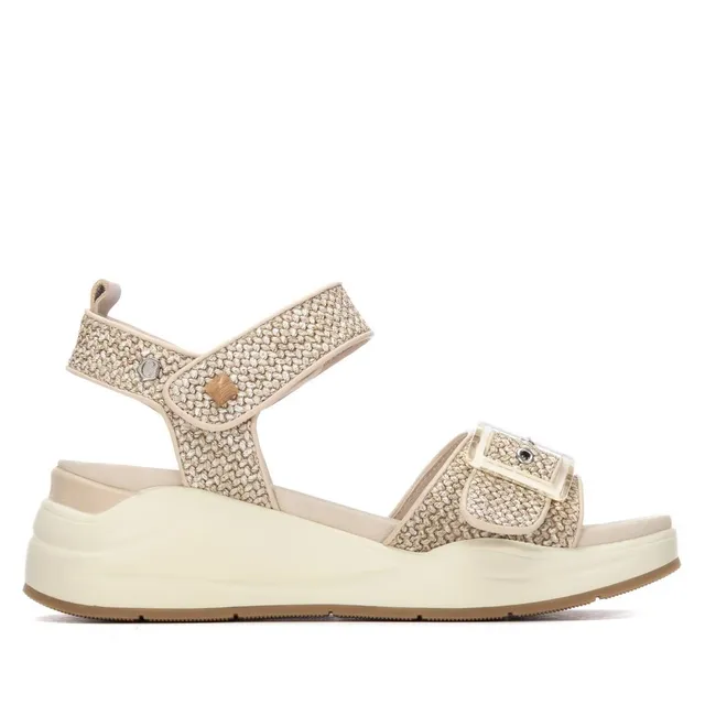 Carmela 16326801 sandales compensées beige rafia