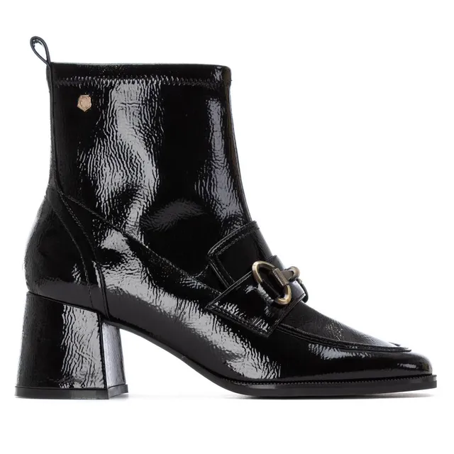 Carmela 16253802 bottine femme noire vernie à talon