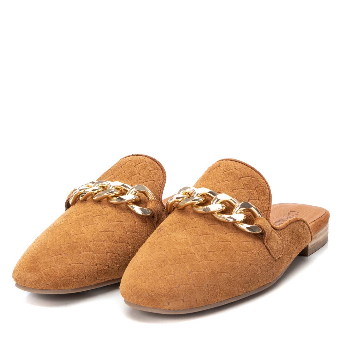 Carmela 16072102 mule femme marron serraje chaîne