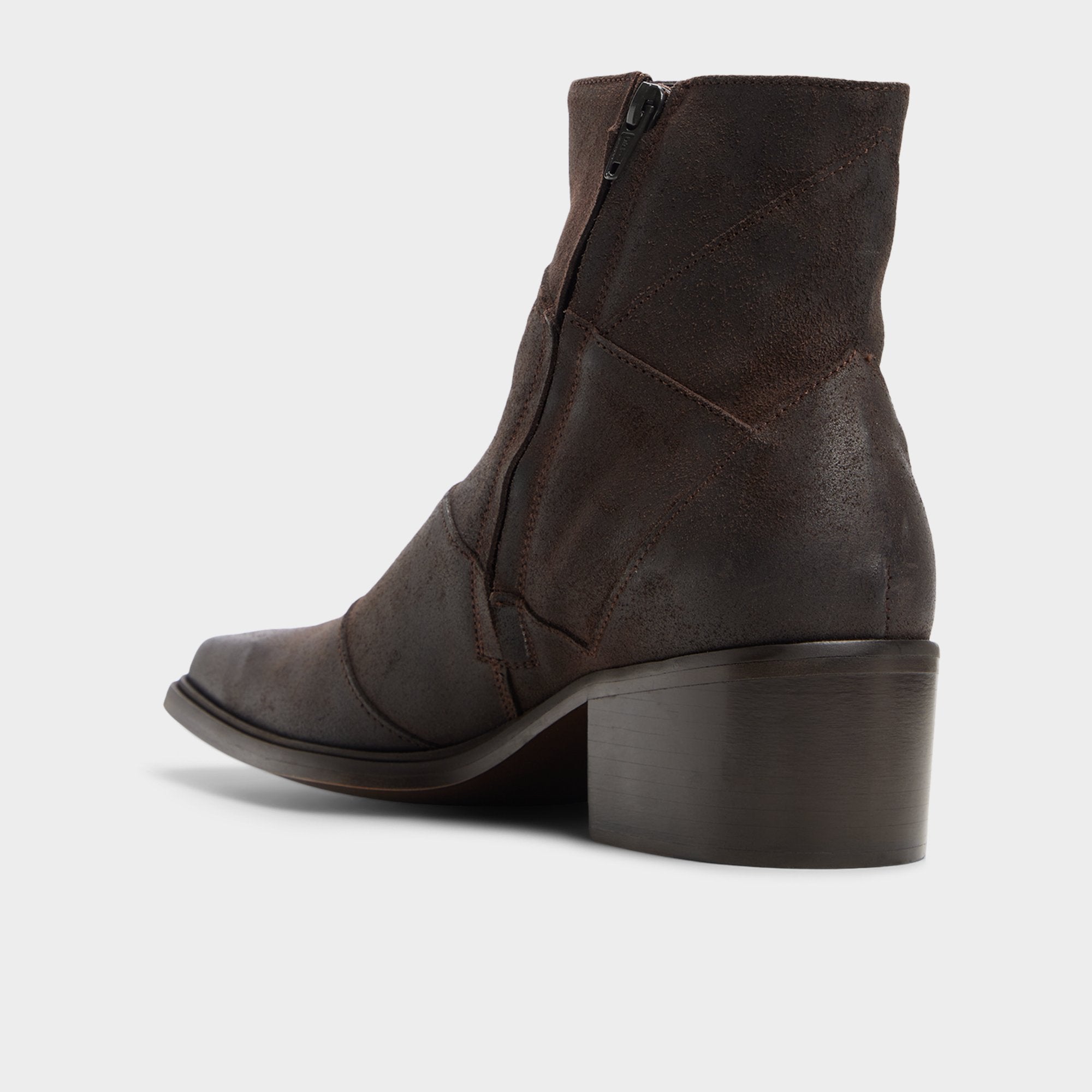 ALDO Zanatta bottes homme marron cuir patchwork