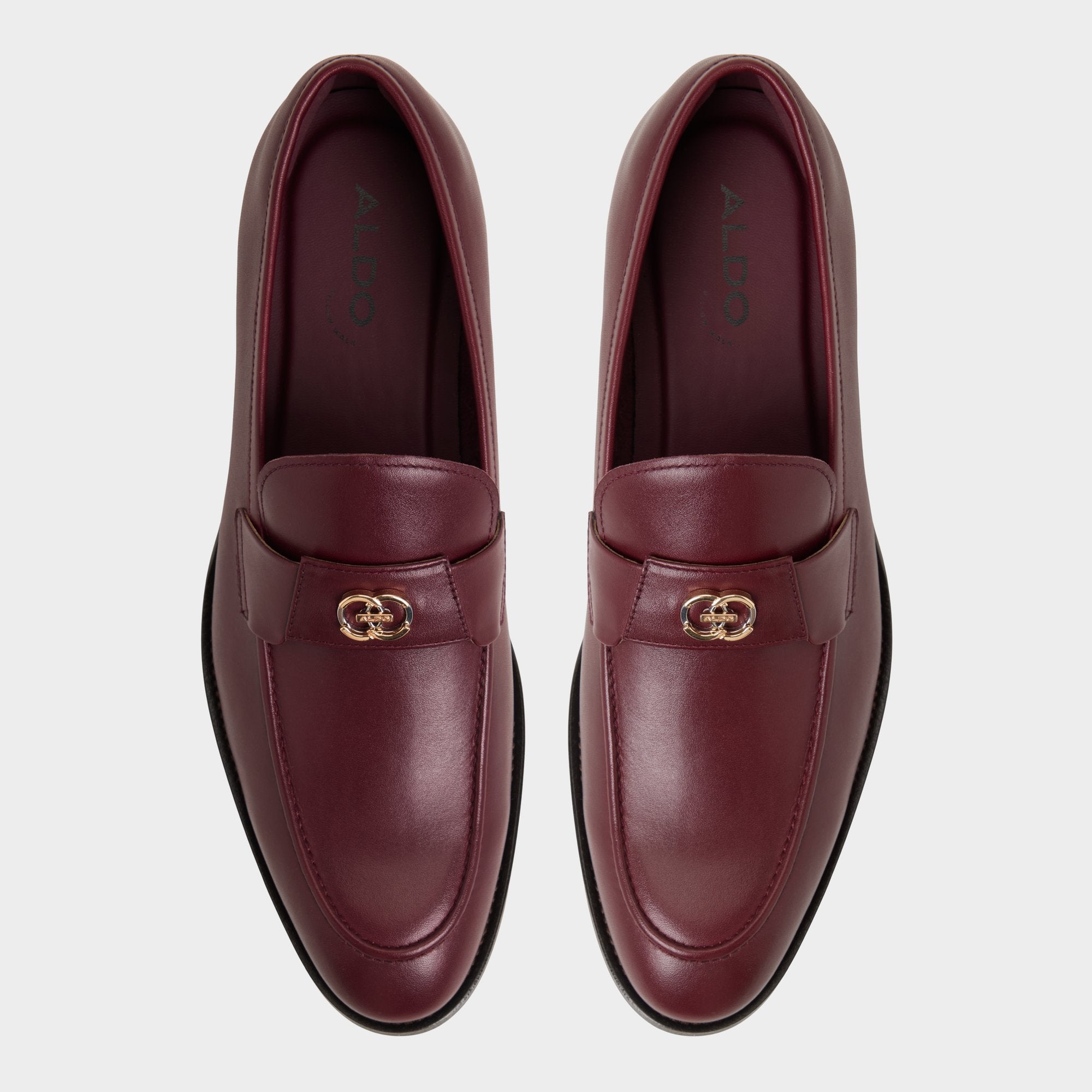 ALDO Beck mocassin cuir bordeaux