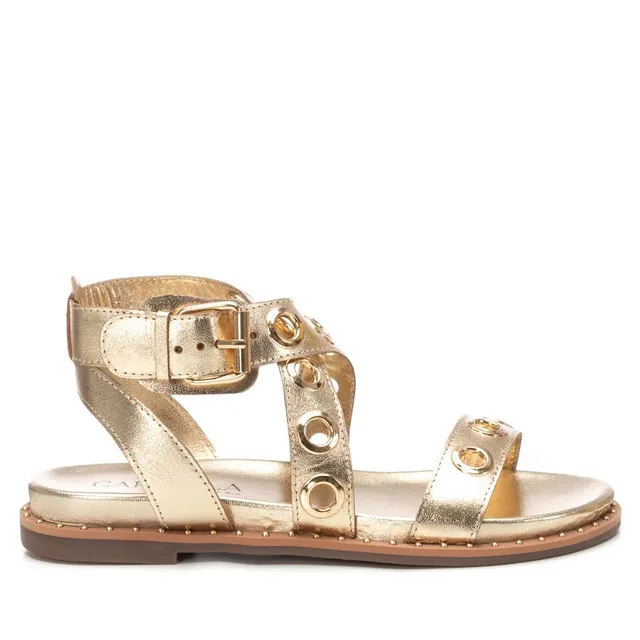Carmela 16238902 sandale cuir doré romaine