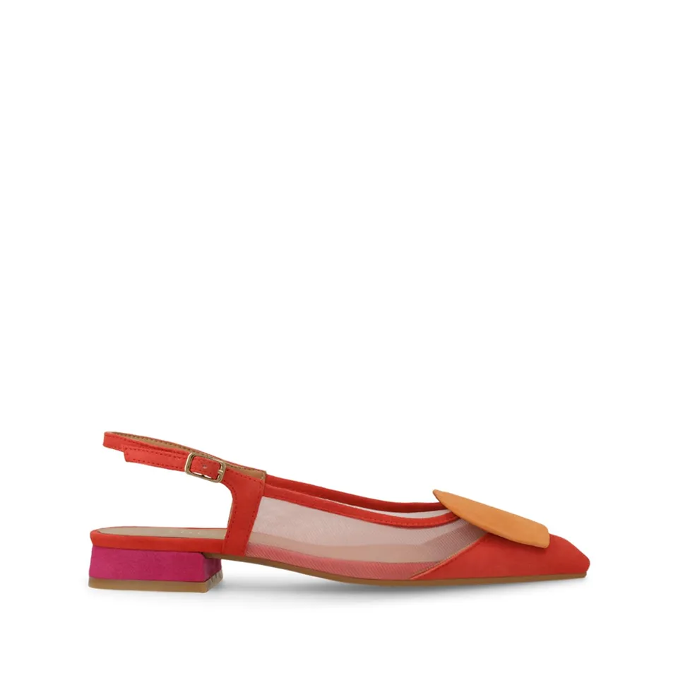 LODI BRO5264 ballerines cuir rouges femme