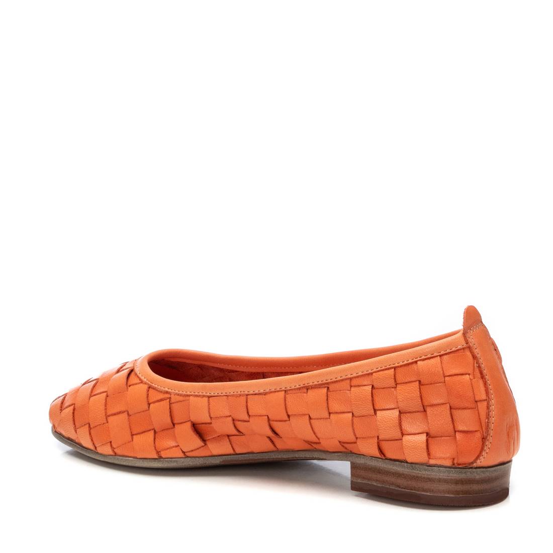 Carmela 16166211 ballerine femme corail cuir tressé