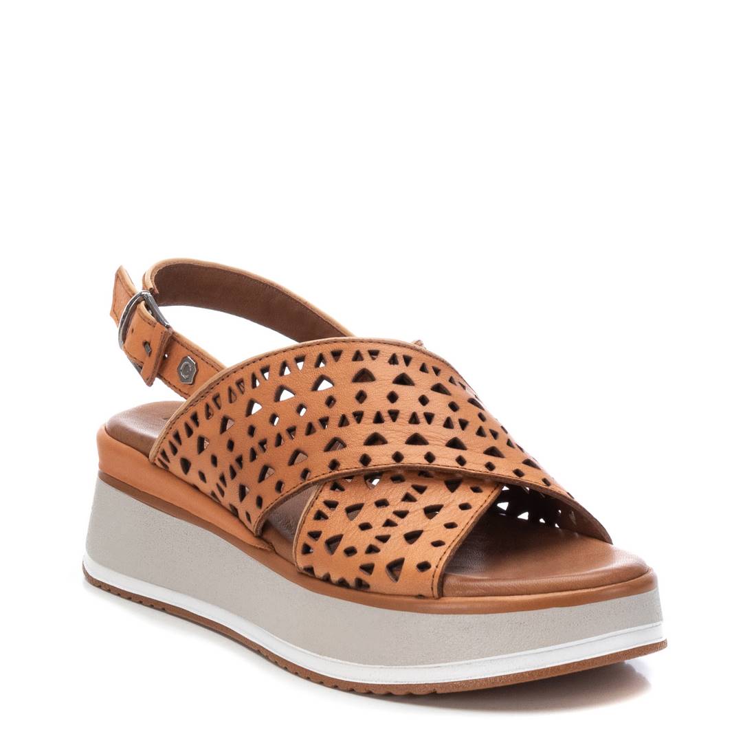 Carmela 16064302 sandales compensées marron cuir