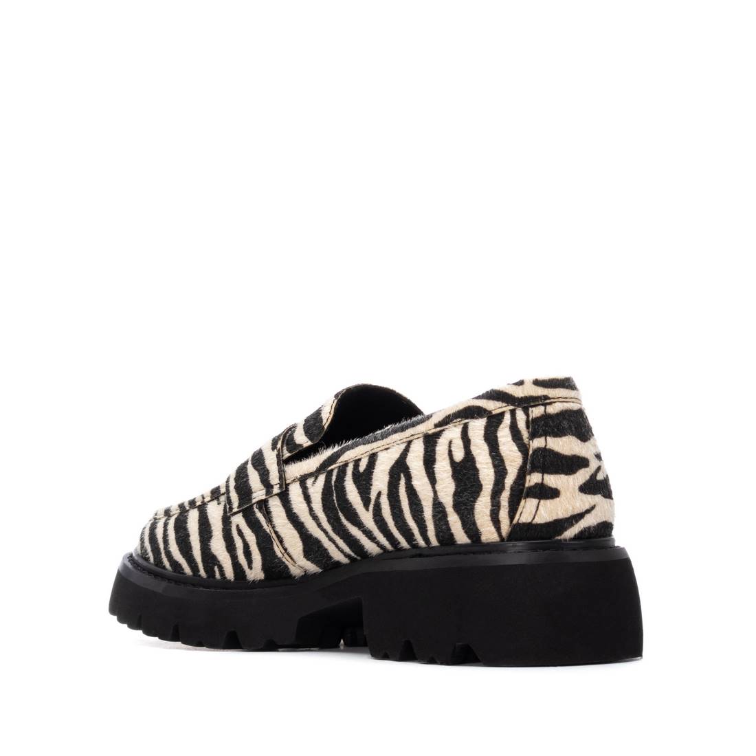 Carmela 16254506 mocassin zèbre synthétique plat