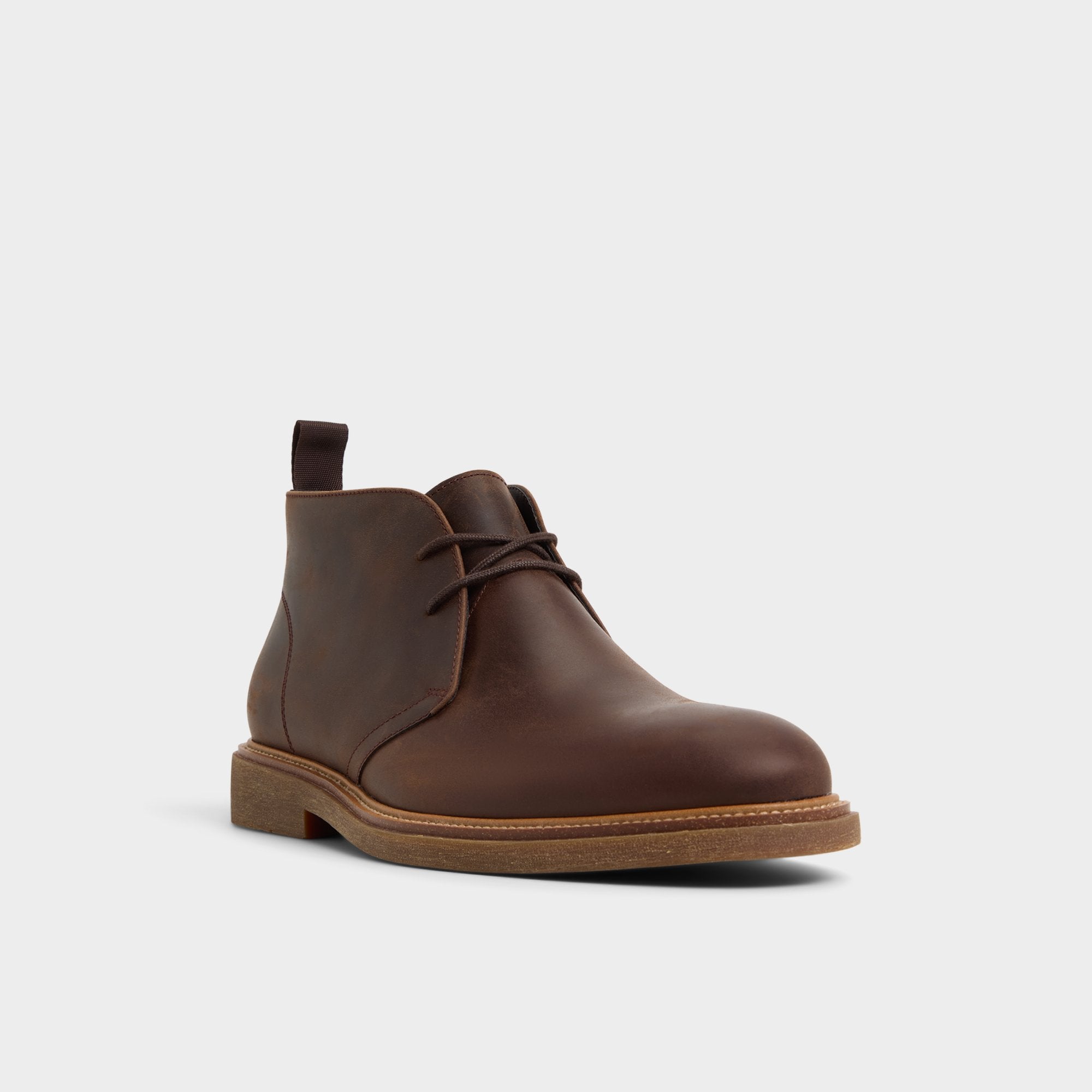 ALDO Jefrey boots cuir marron chukka lacets 39-47