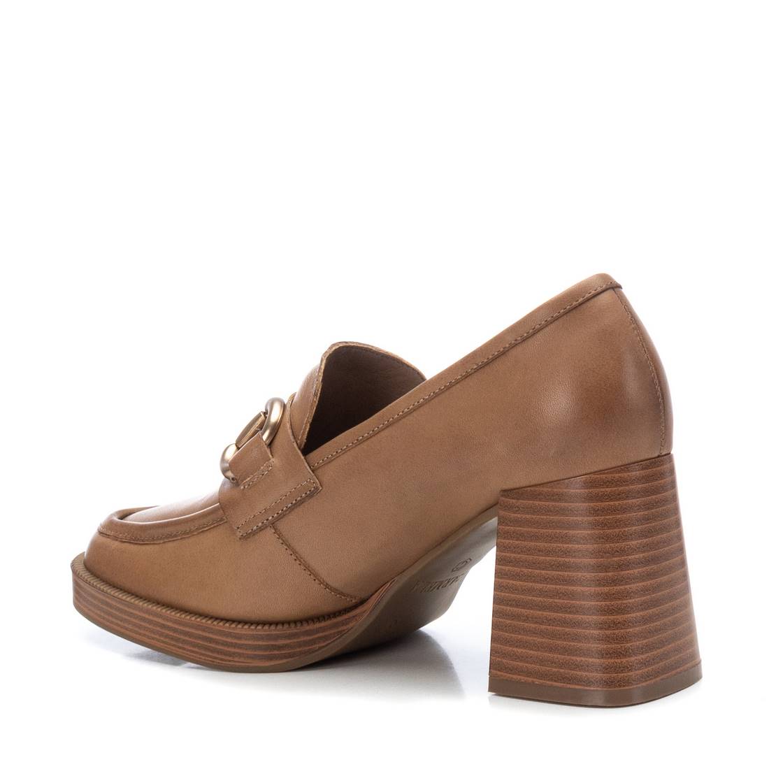 Carmela 16123504 mocassins cuir marron talon 8 cm