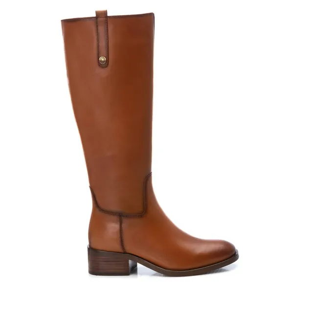 Carmela 16095402 bottes marron cuir talon 4 cm