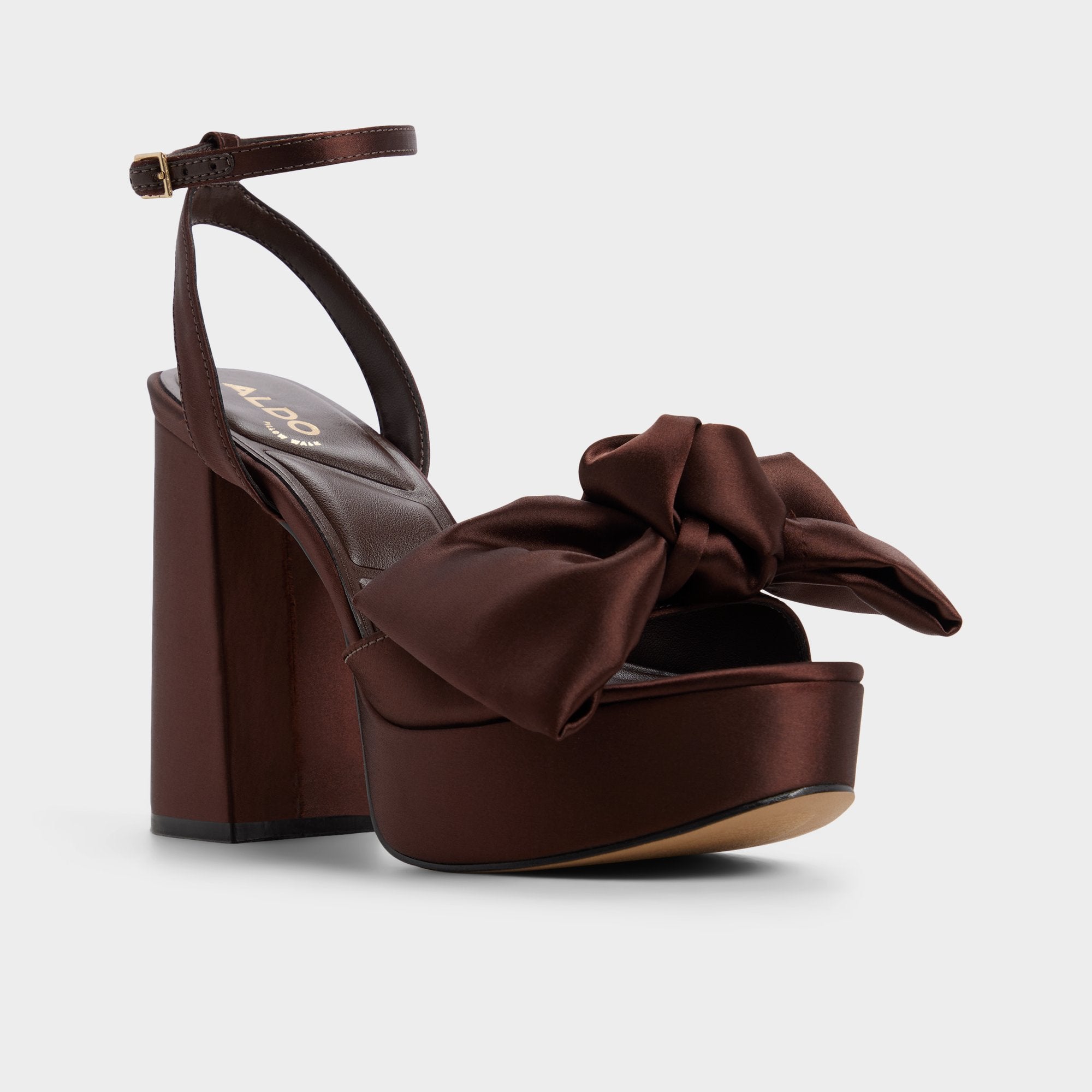 ALDO Luscious escarpins satin à nœud plateforme