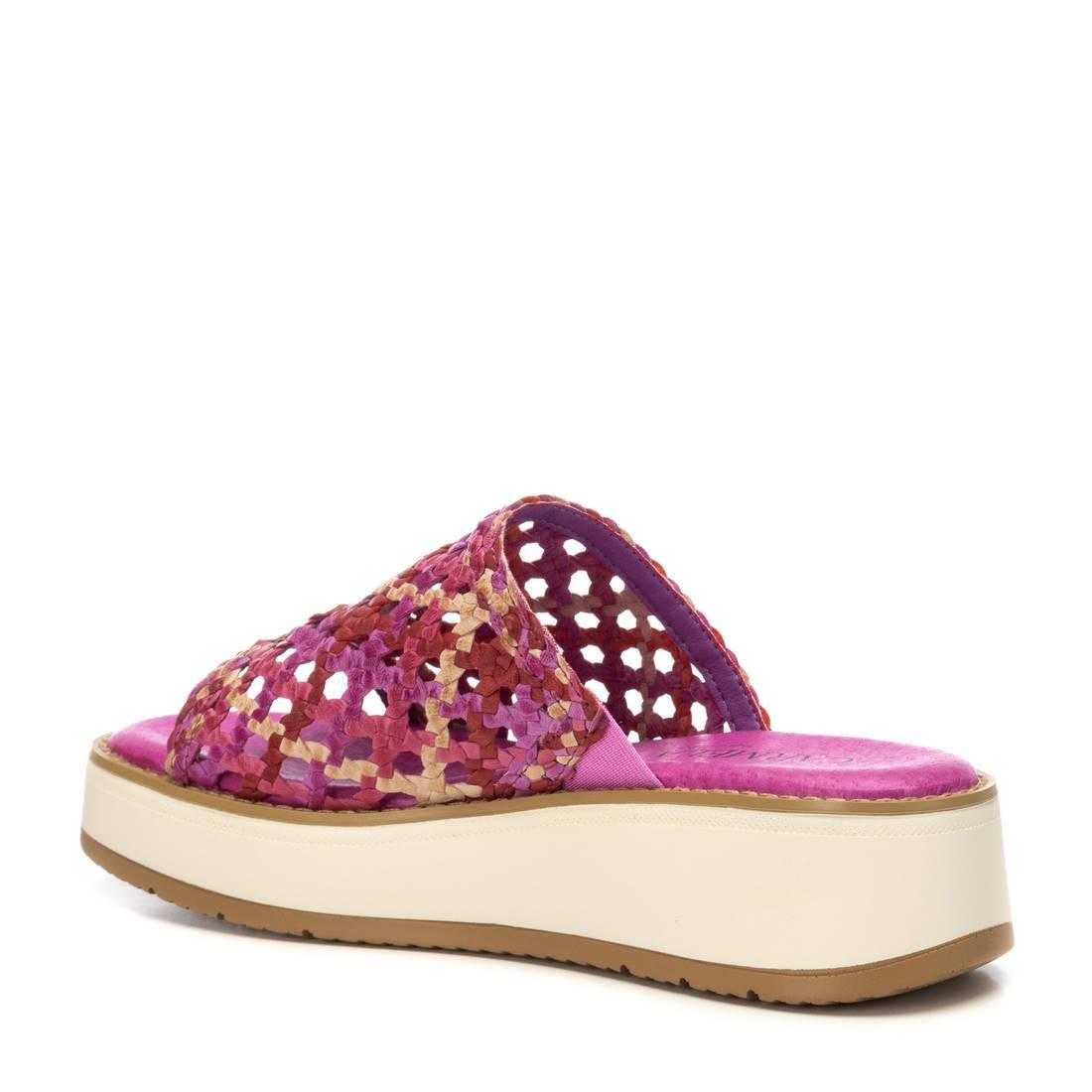 Carmela 162307 16230704 sandale lila cuir tressé