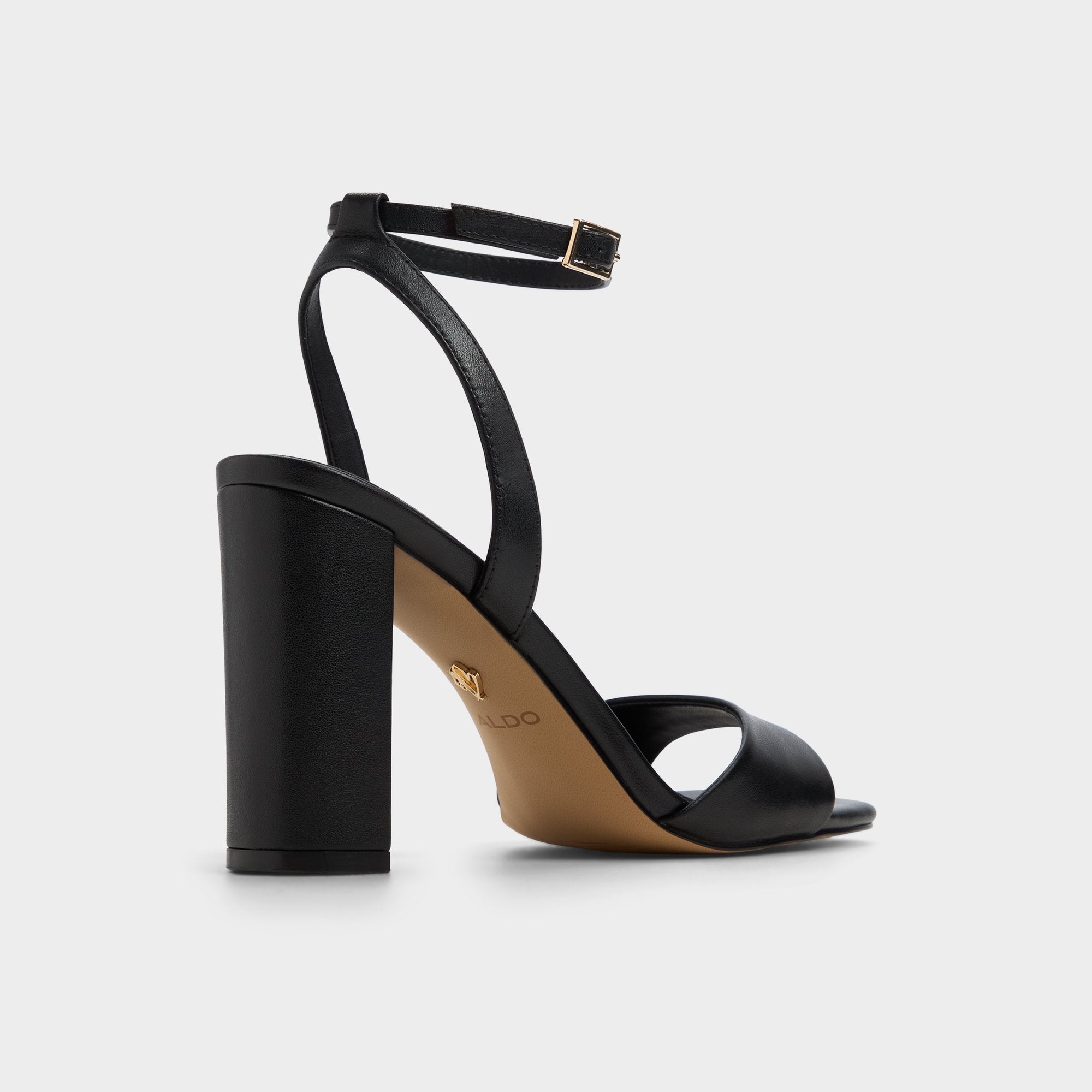 ALDO Serenya baskets noires cuir talon bloc