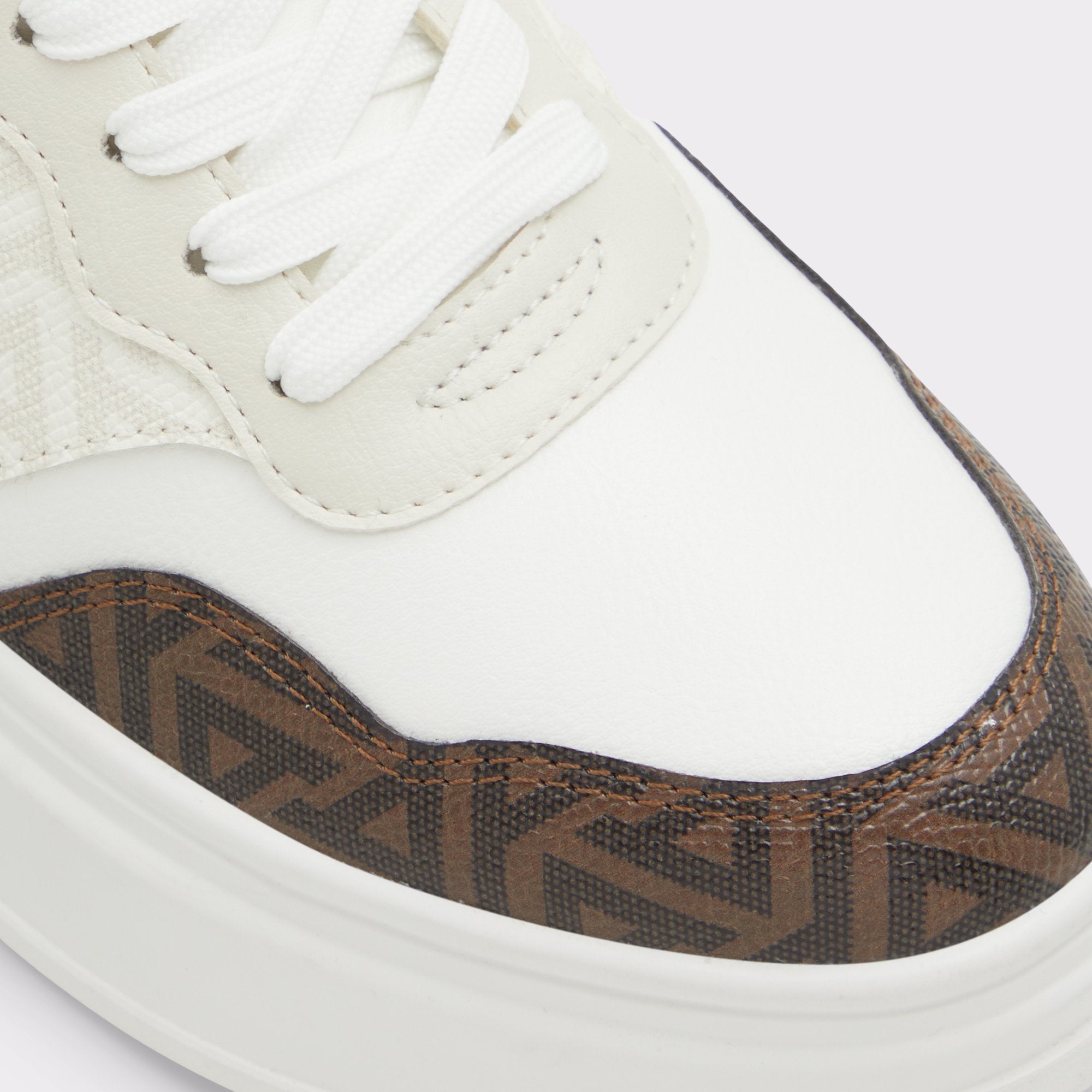 ALDO Sclub baskets plateforme marron rembourrées