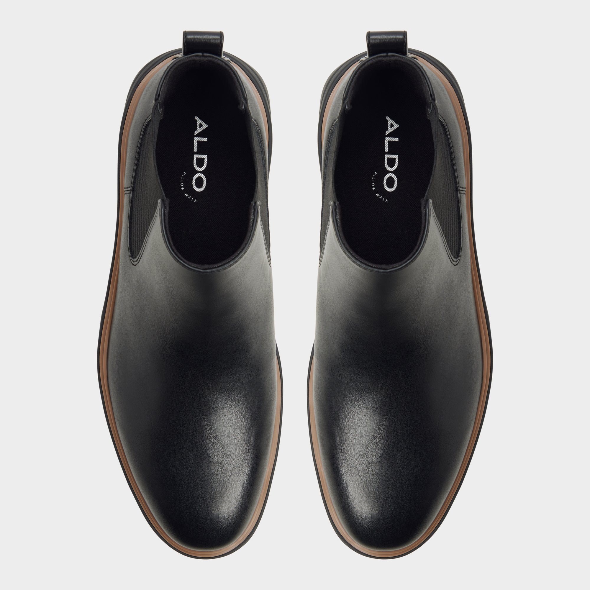 ALDO Pete derbies homme noires cuir