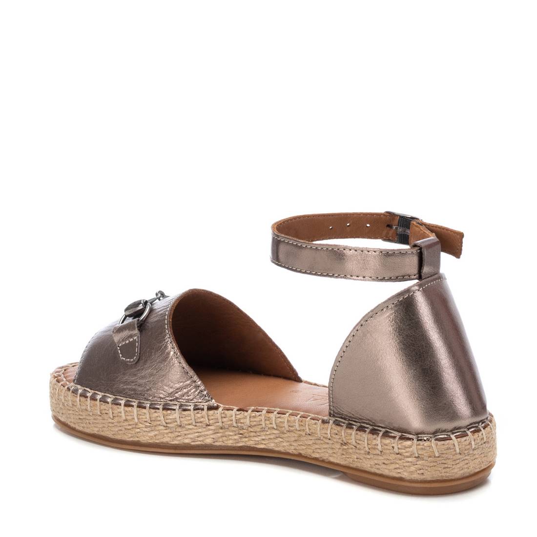 Carmela 16075402 sandales femme gris cuir plates