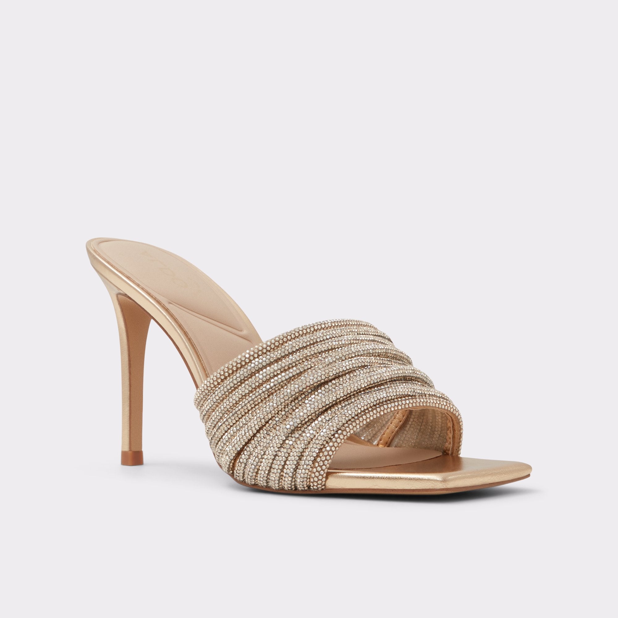 ALDO Marielle mules à talon doré strass