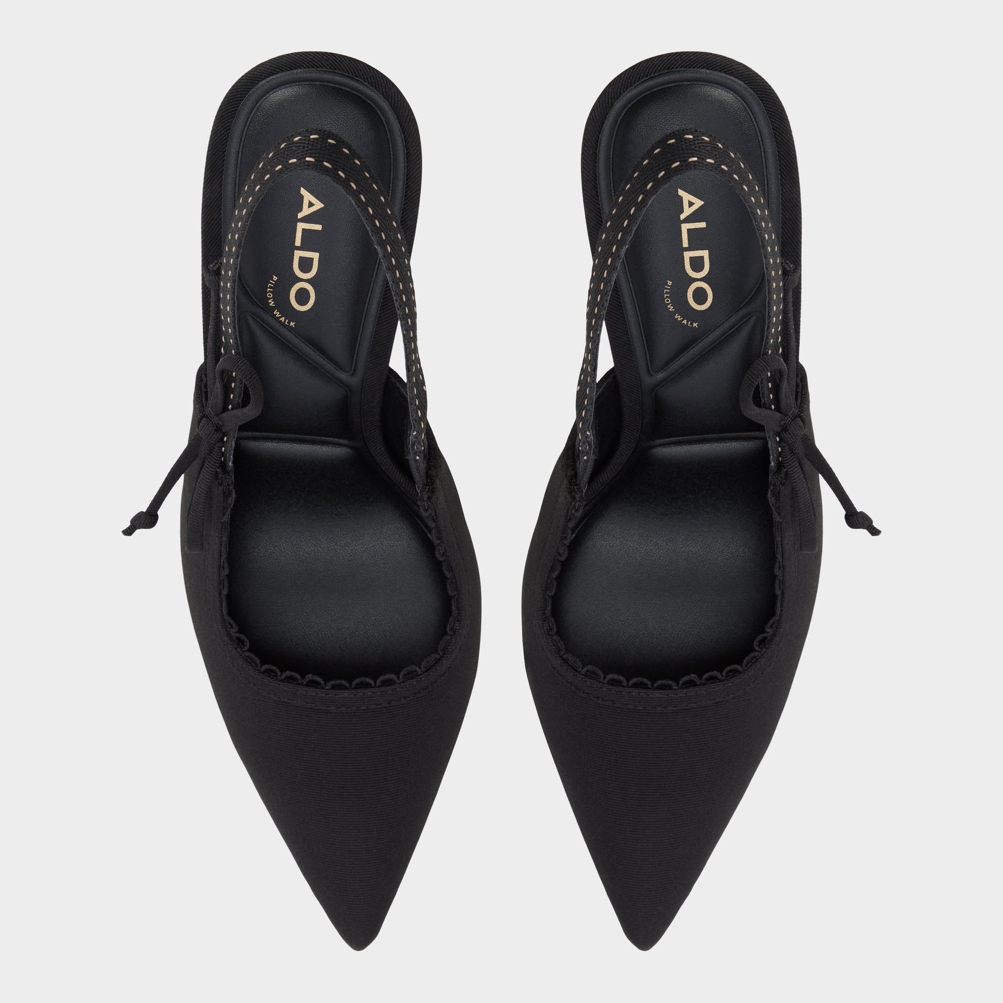 ALDO Hennie bottes noires talon nœud