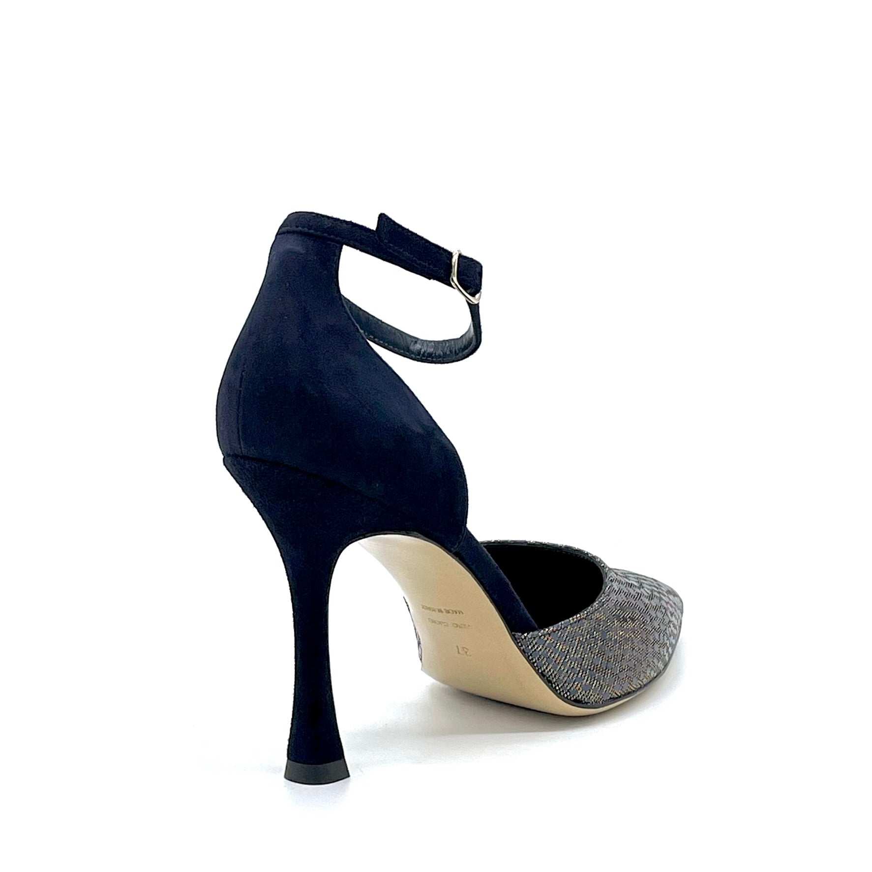 Elata 54501 escarpin D’Orsay bleu talon 9,5 cm