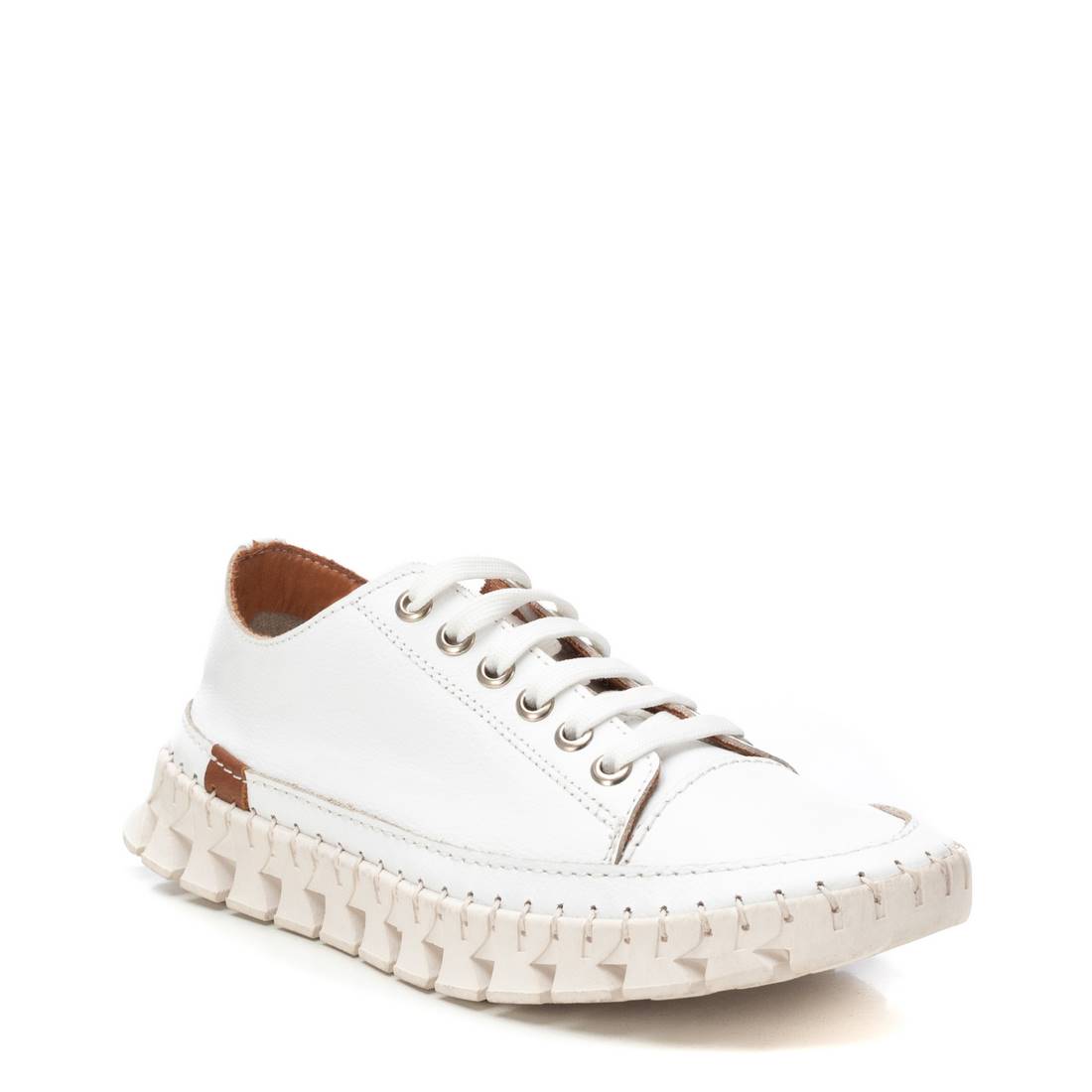 Carmela 162067 16206702 basket femme blanc cuir