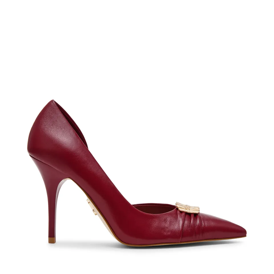 Steve Madden Admiral escarpins cerise cuir talon 7 cm