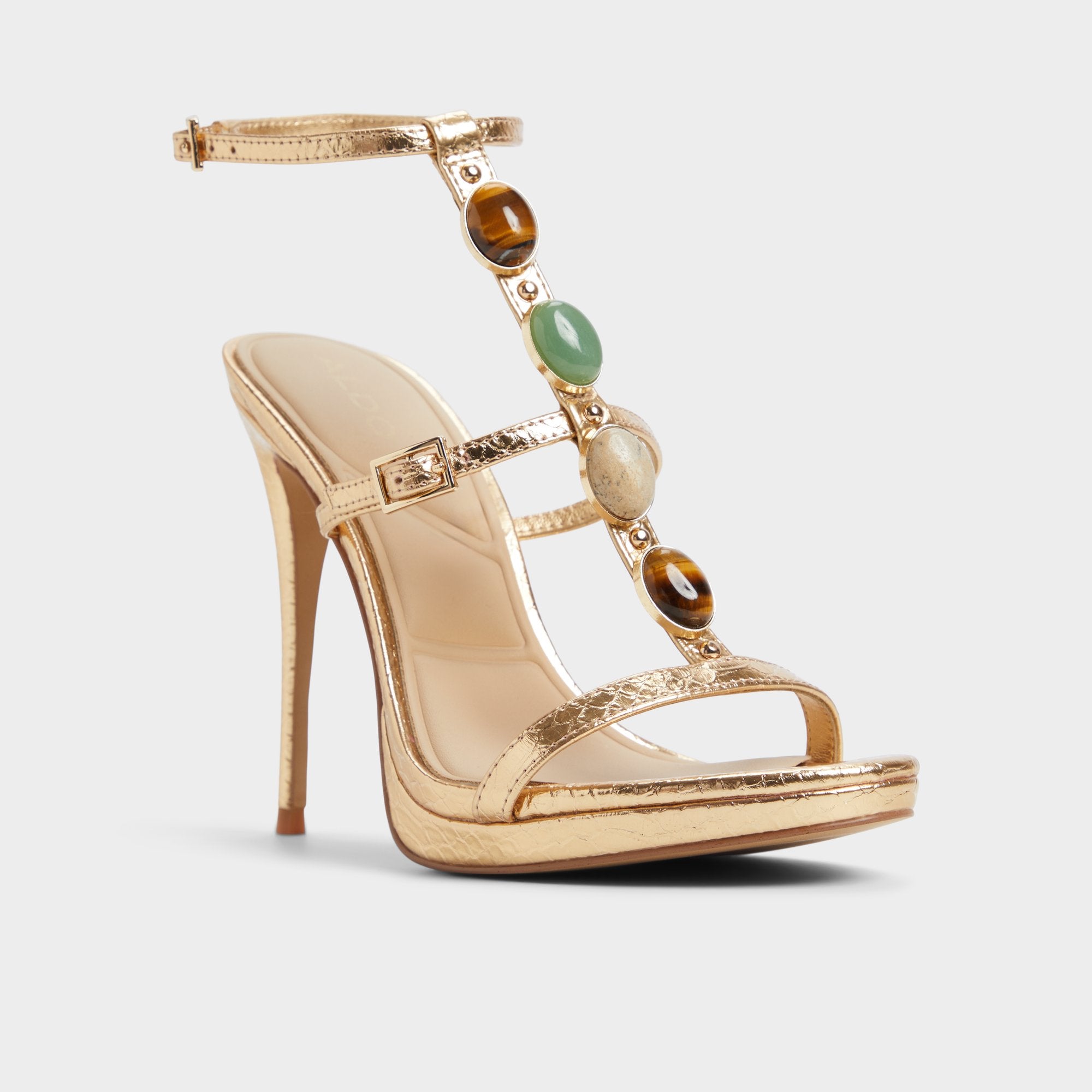 ALDO Opalia sandales à talons doré strass