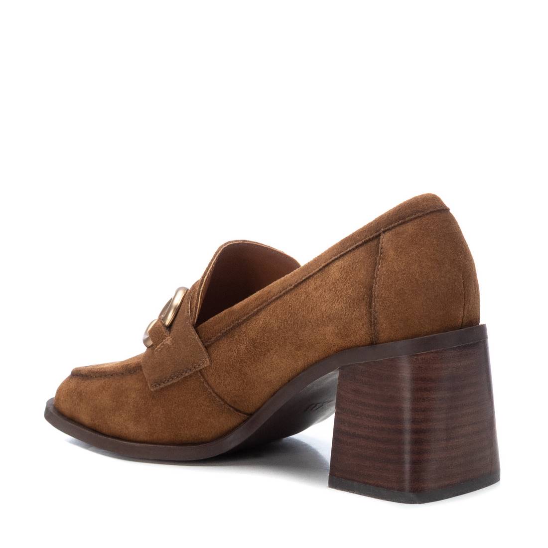 Carmela 16113801 mocassin marron daim talon 7 cm