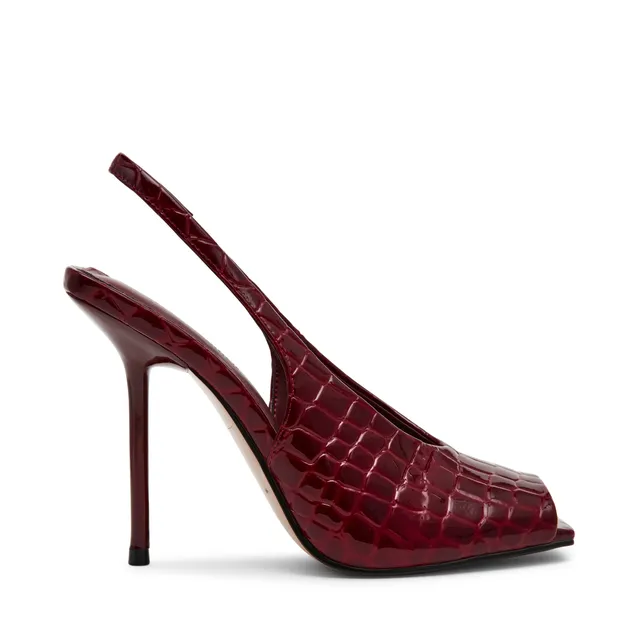 Steve Madden Lucian sandales bordeaux cuir 10,5 cm