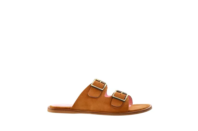 Coralie Masson Hanz sandales cuir camel plates