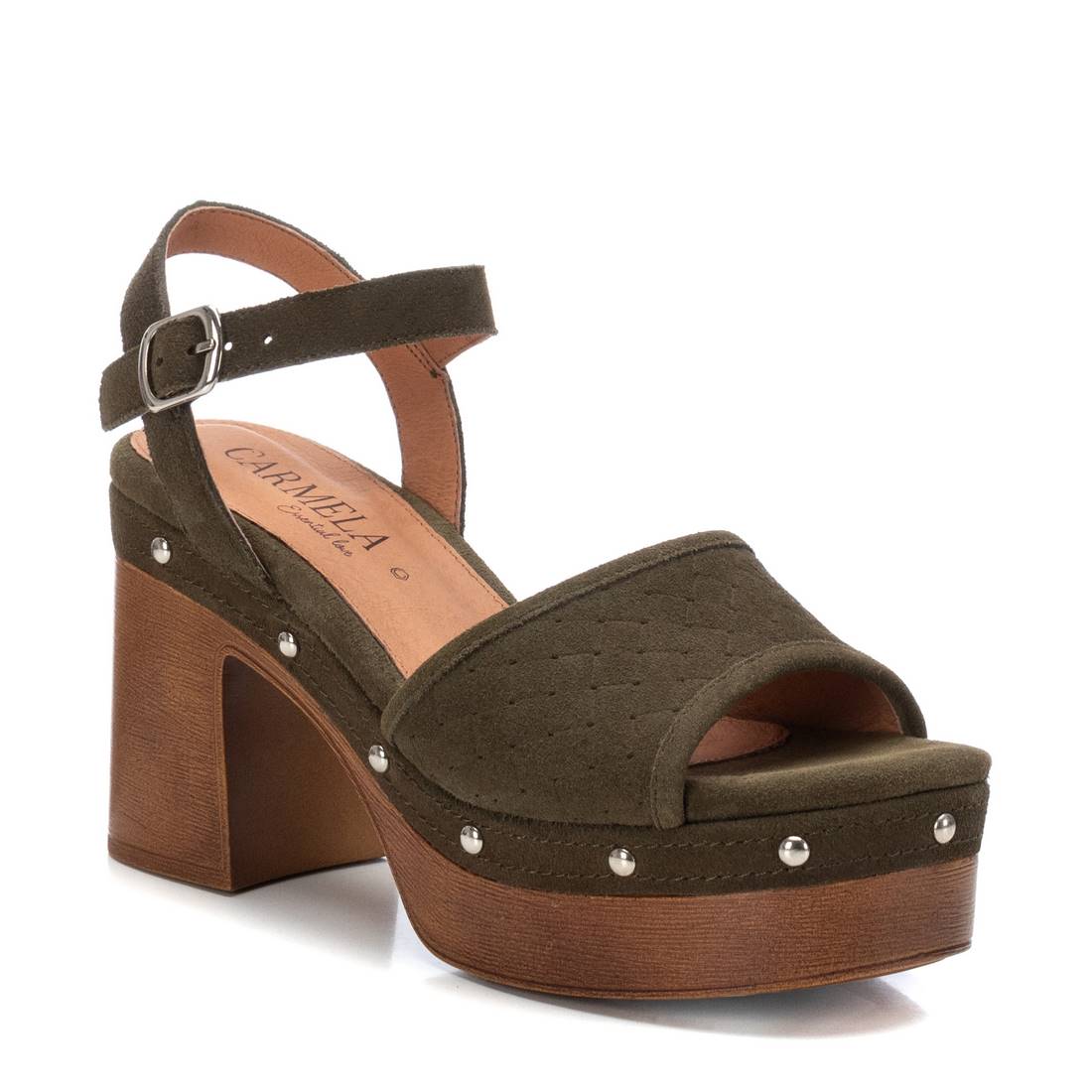 Carmela 16062301 sandale femme verte talon 10 cm