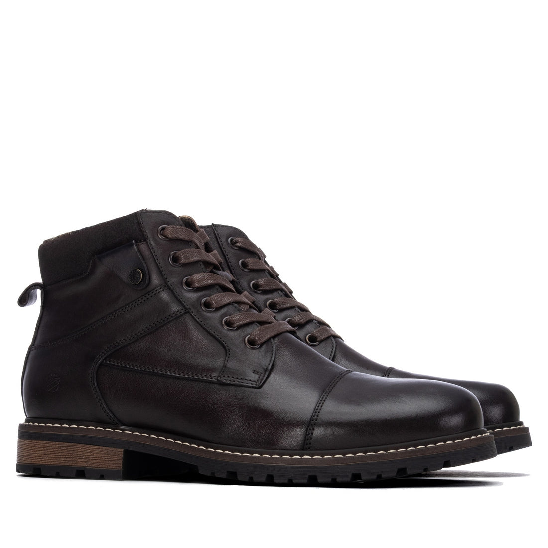 Carmela 16419702 bottine homme marron cuir à lacets