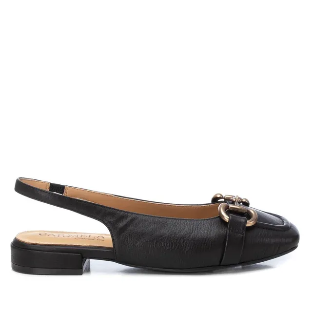 Carmela 16150005 ballerines femme noir cuir plat