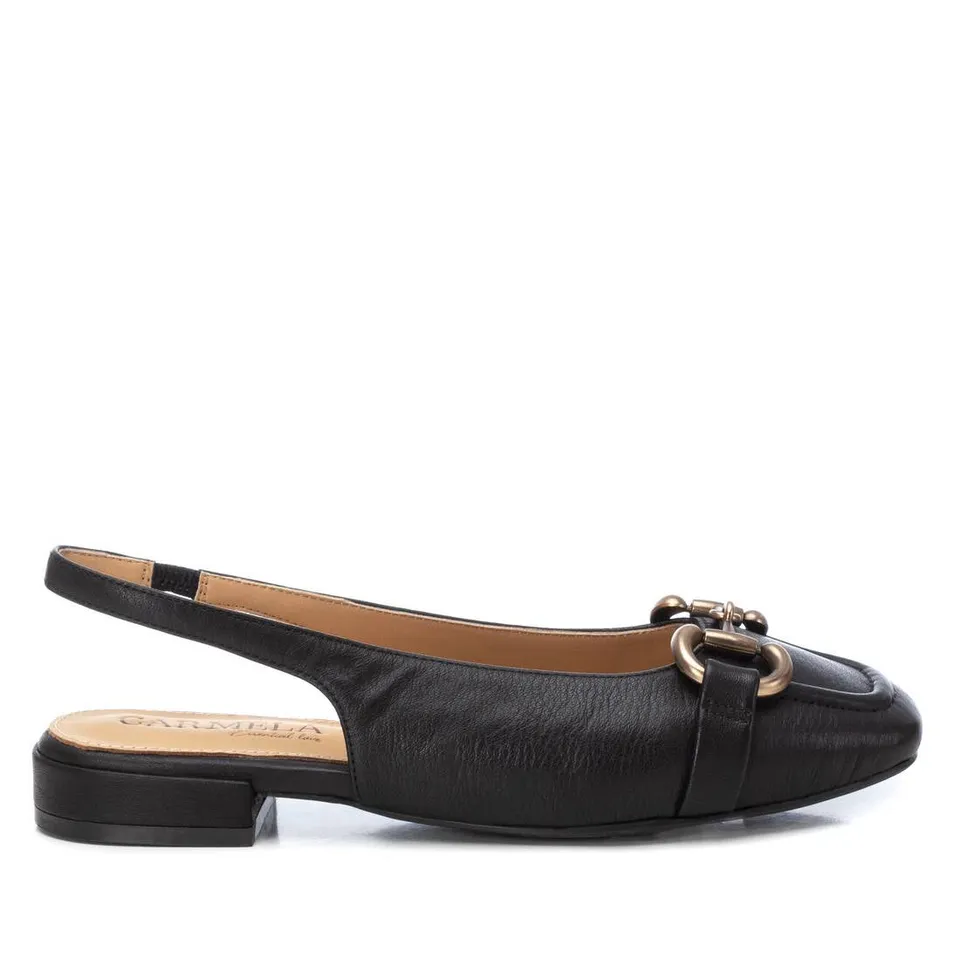 Carmela 16150005 ballerines femme noir cuir plat