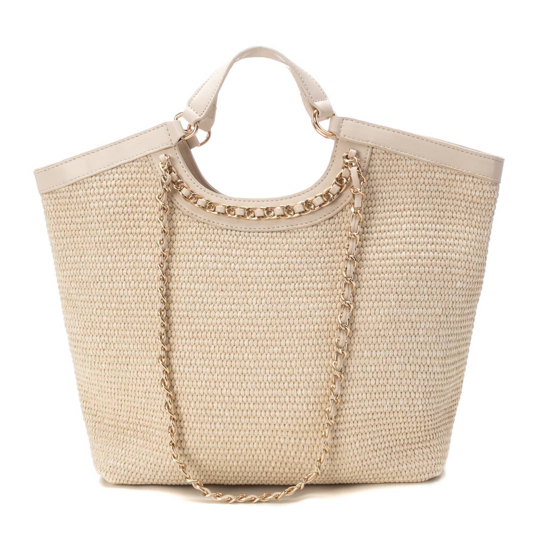Carmela 18607701 sac raphia marron 6 poches