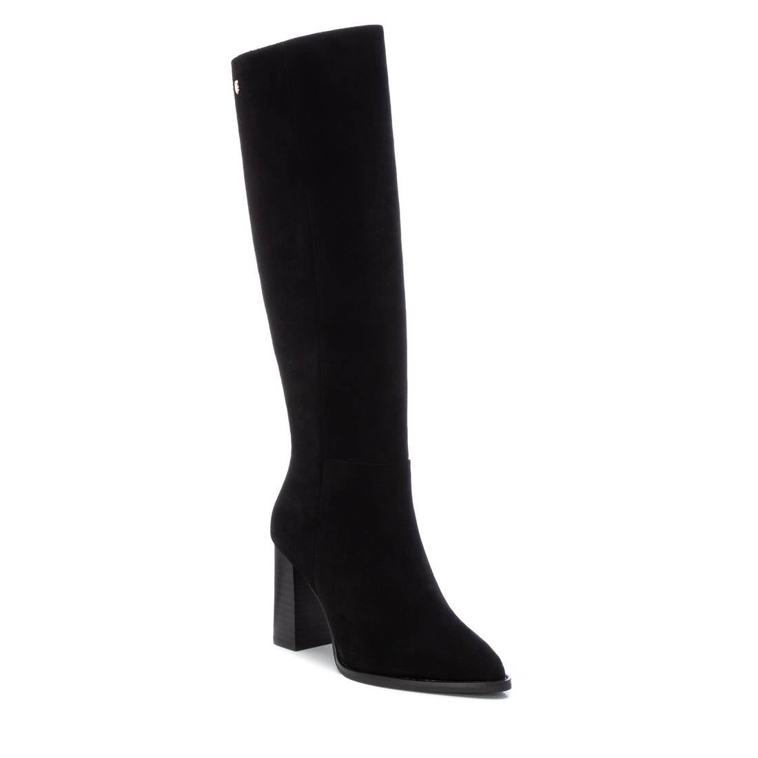 Carmela 16089801 bottes cuir noir talon 9 cm