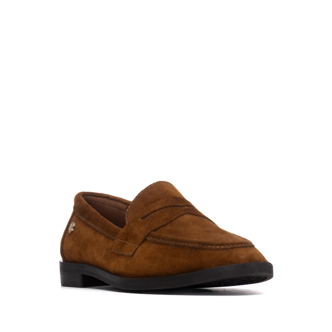 Carmela 16429003 mocassin serrage camel plat