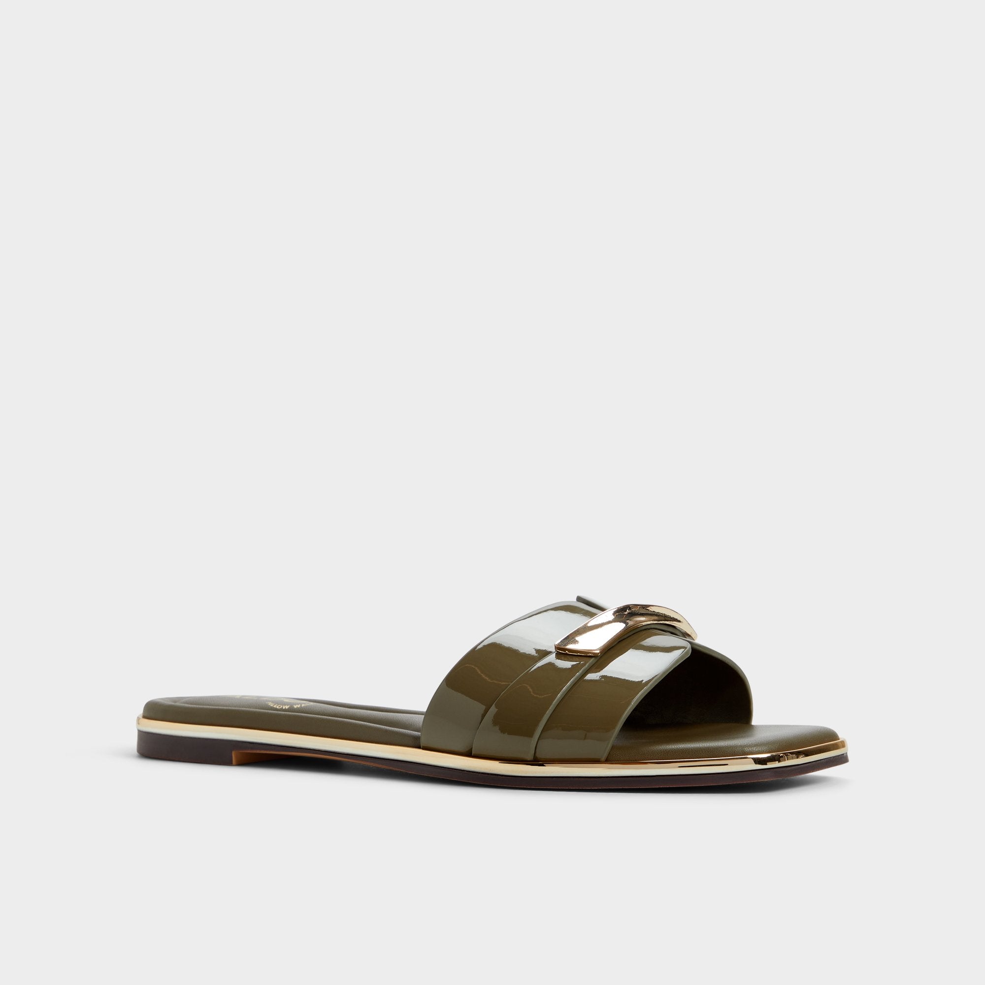 ALDO Darlina sandales plates vernis brides larges