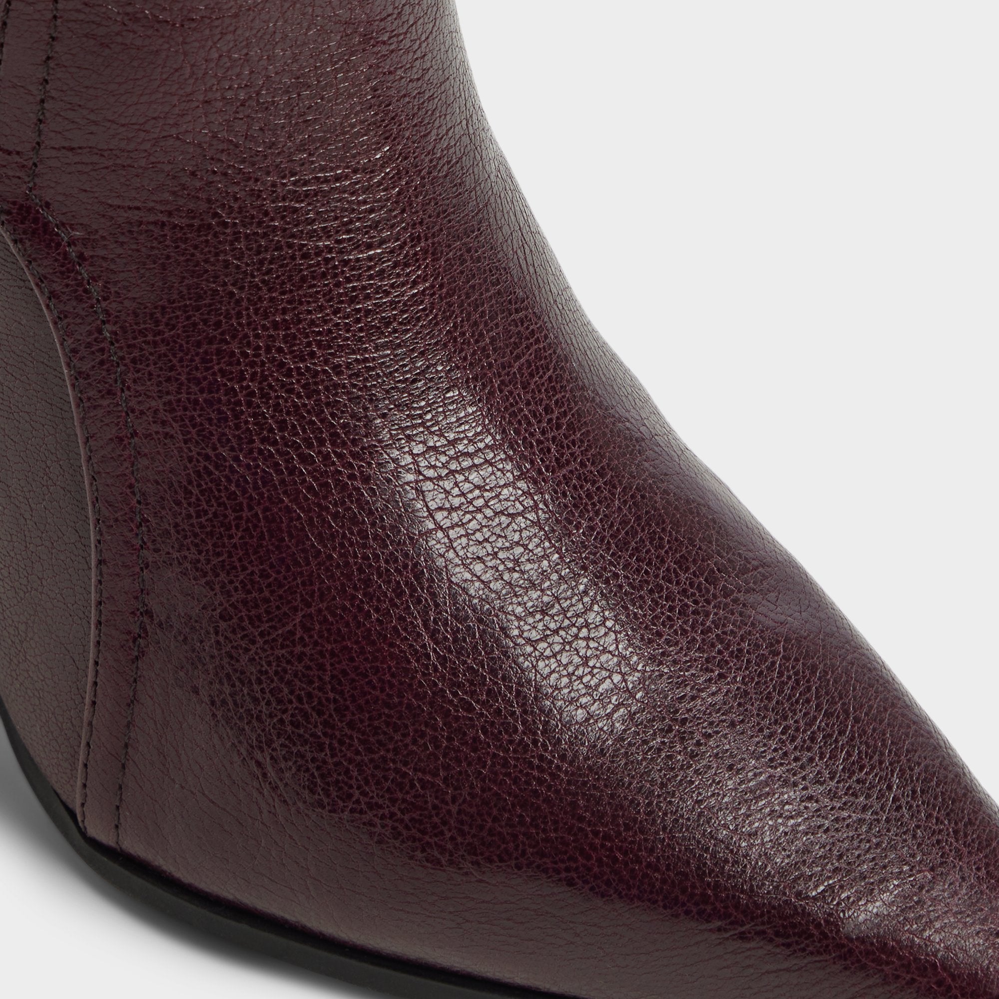 ALDO Saddle bottes femme bordeaux cuir