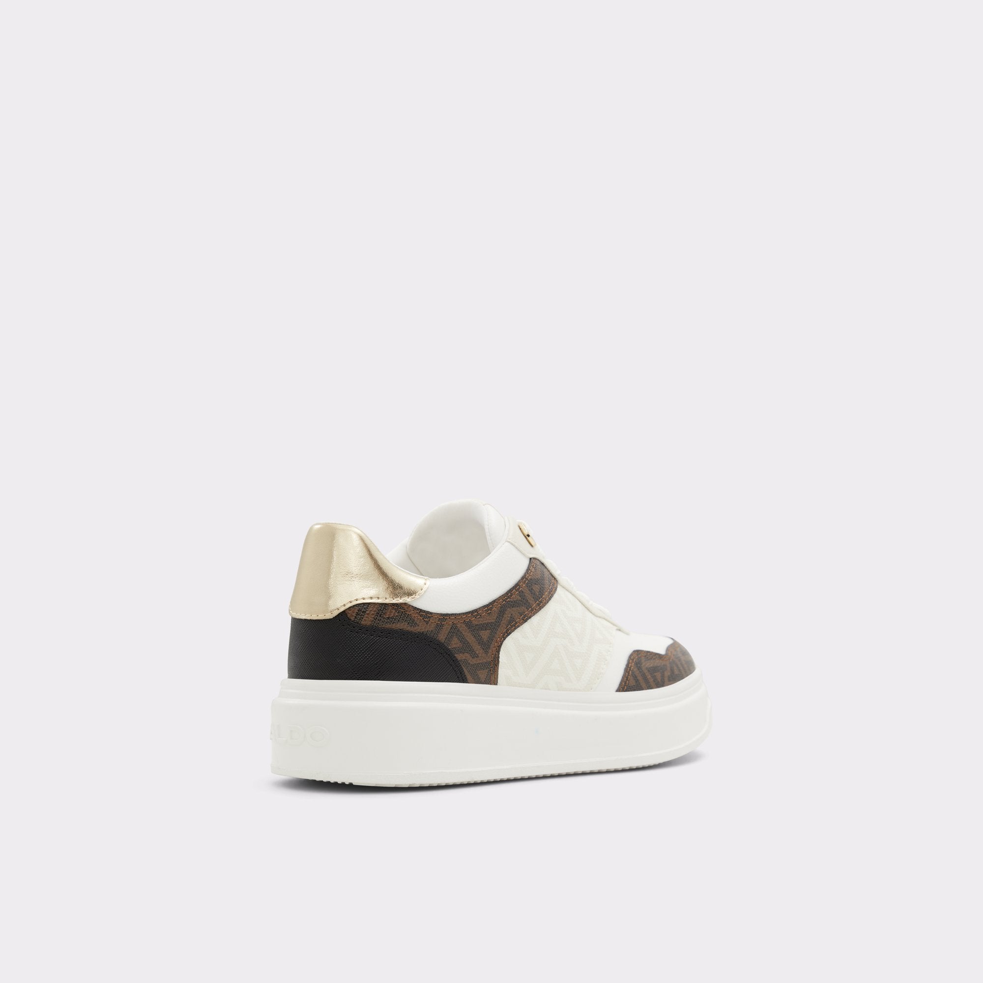 ALDO Sclub baskets plateforme marron rembourrées
