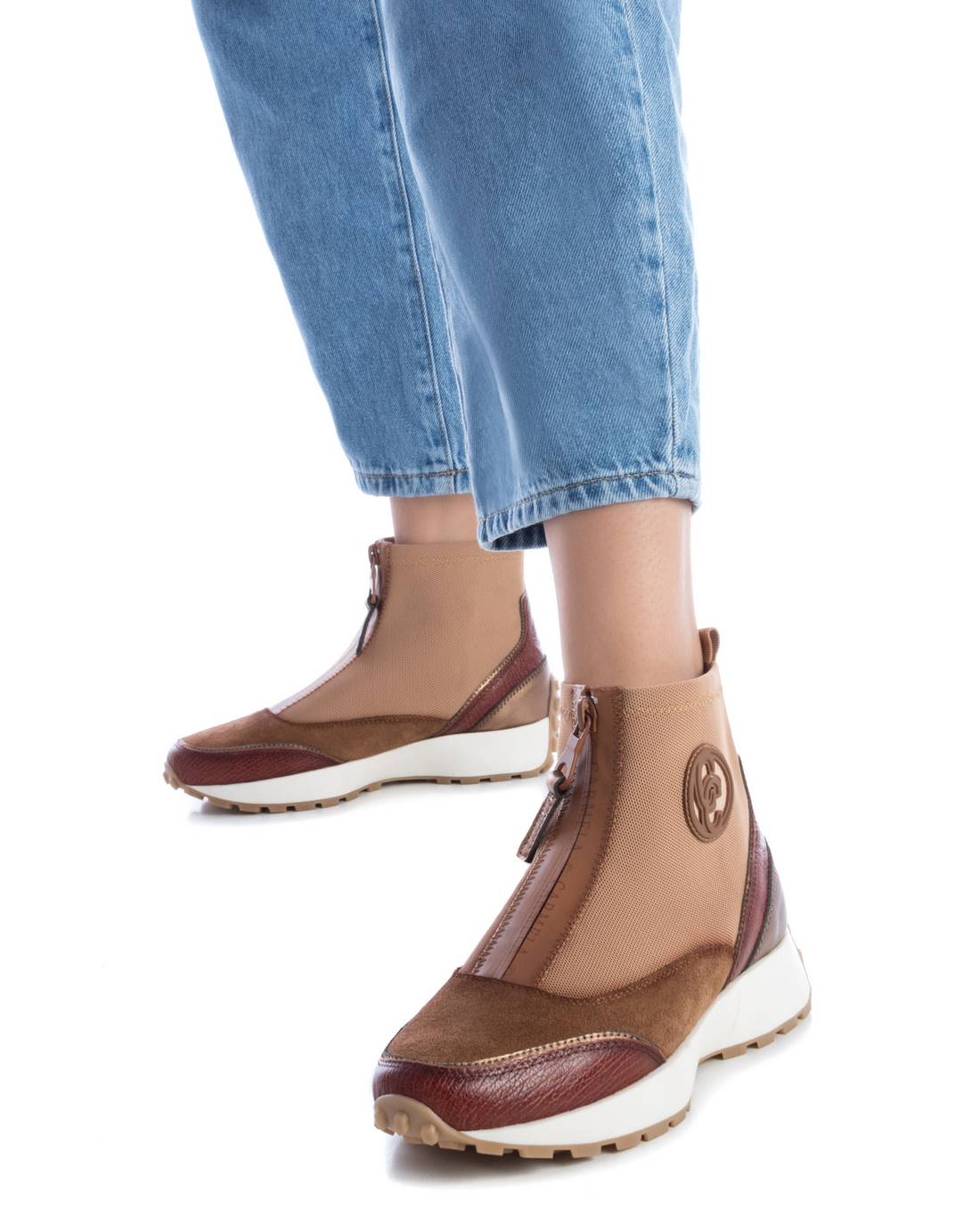 Carmela 16120405 basket montante marron femme