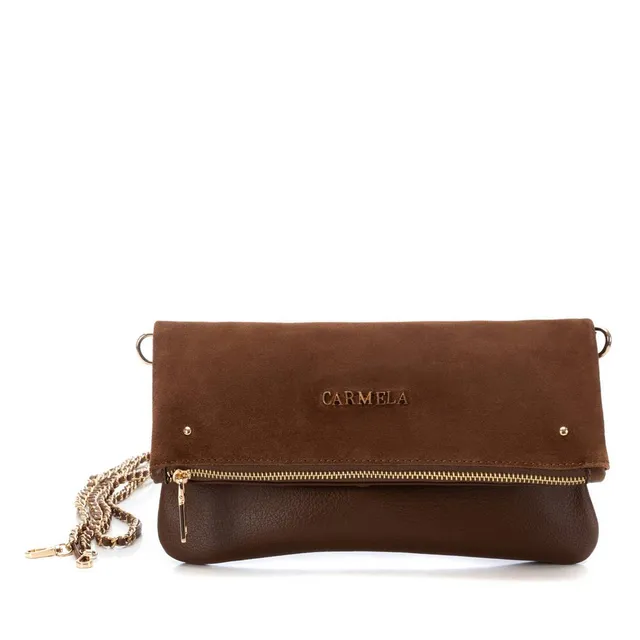 Carmela 18611304 sac bandoulière marron chaîne