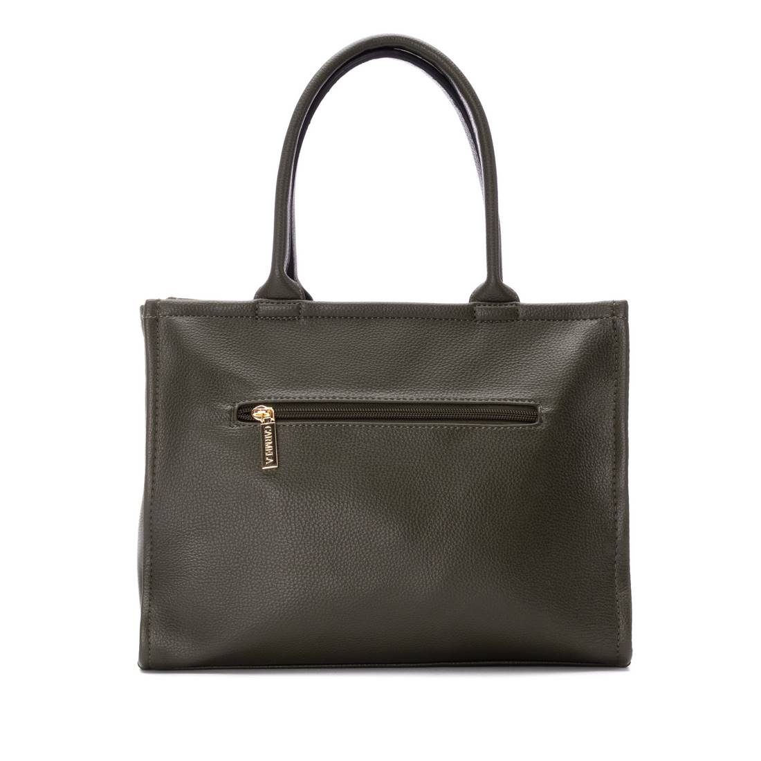 Carmela 186173 18617304 sac cuir kaki