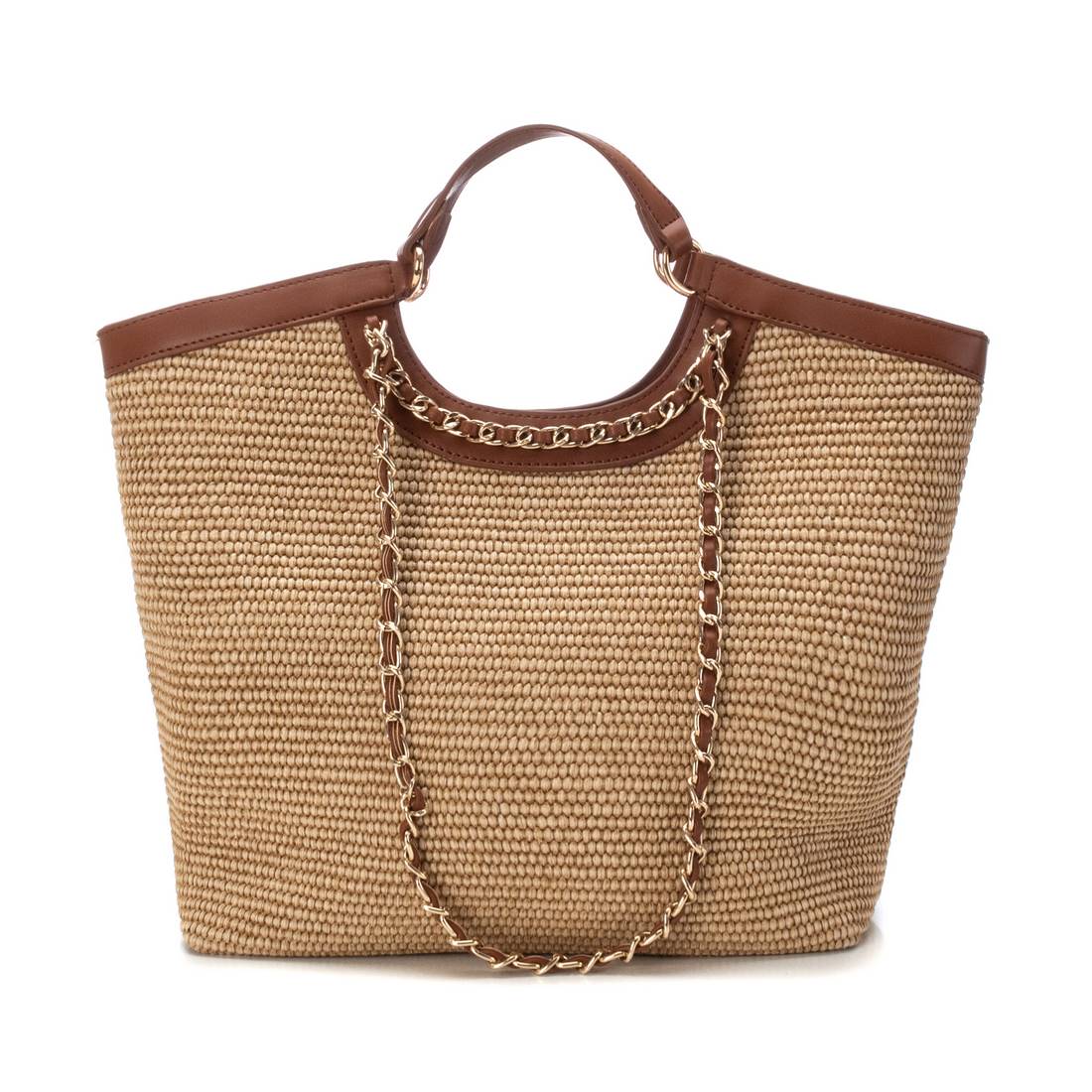 Carmela 18607702 sac femme raphia marron 30x39x10 cm