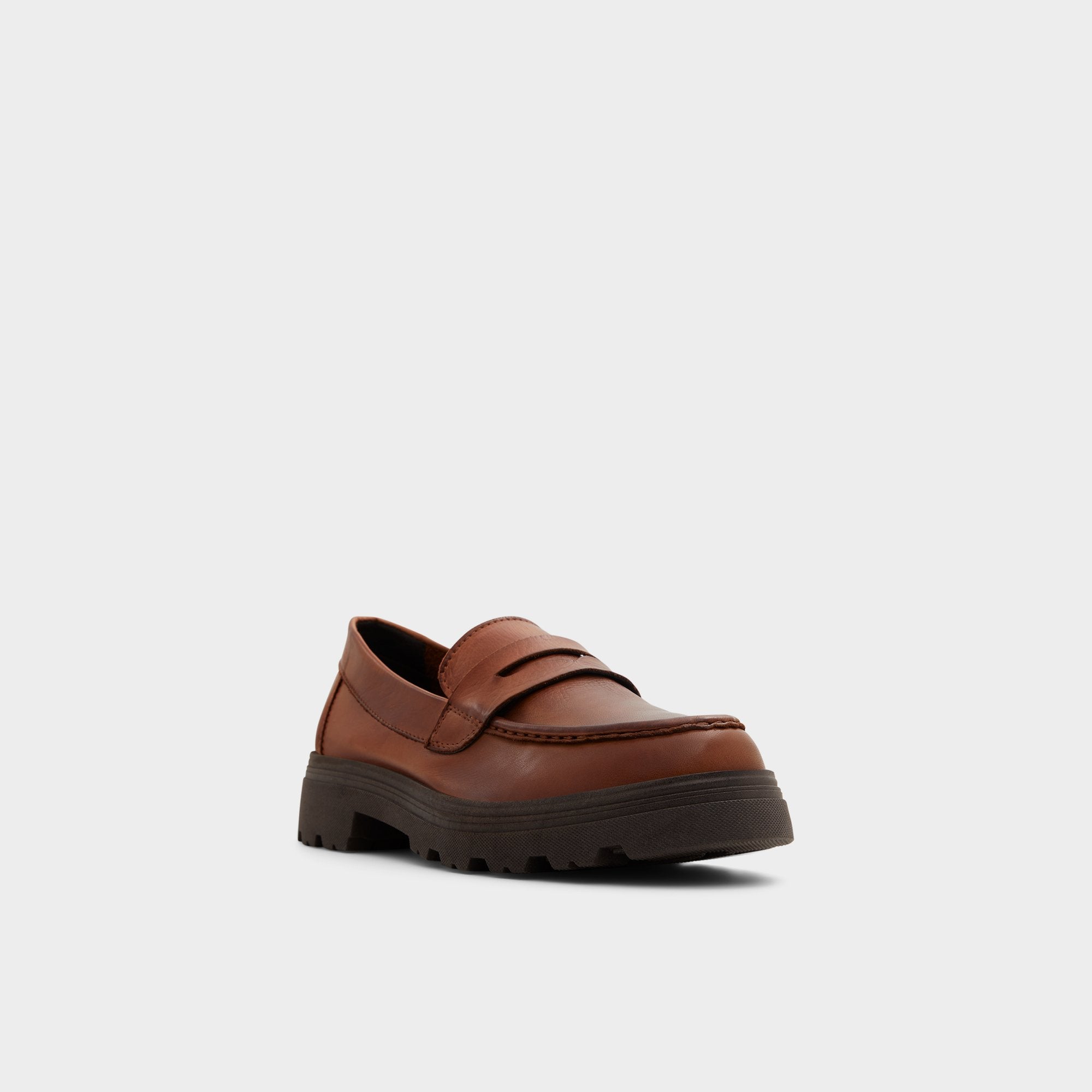 ALDO Biglect mocassins à talon marron chunky