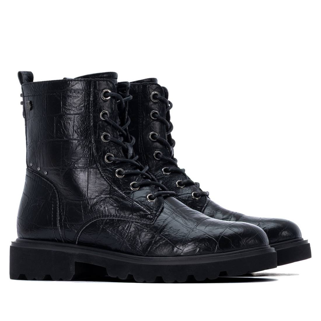 Carmela 16426901 bottine femme noire talon bas