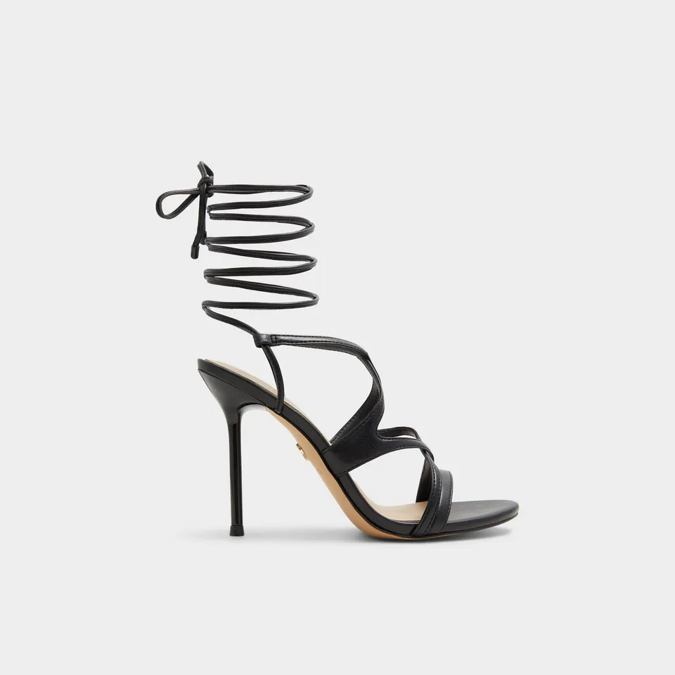 ALDO Marylou sandales à talons noires cuir talon haut