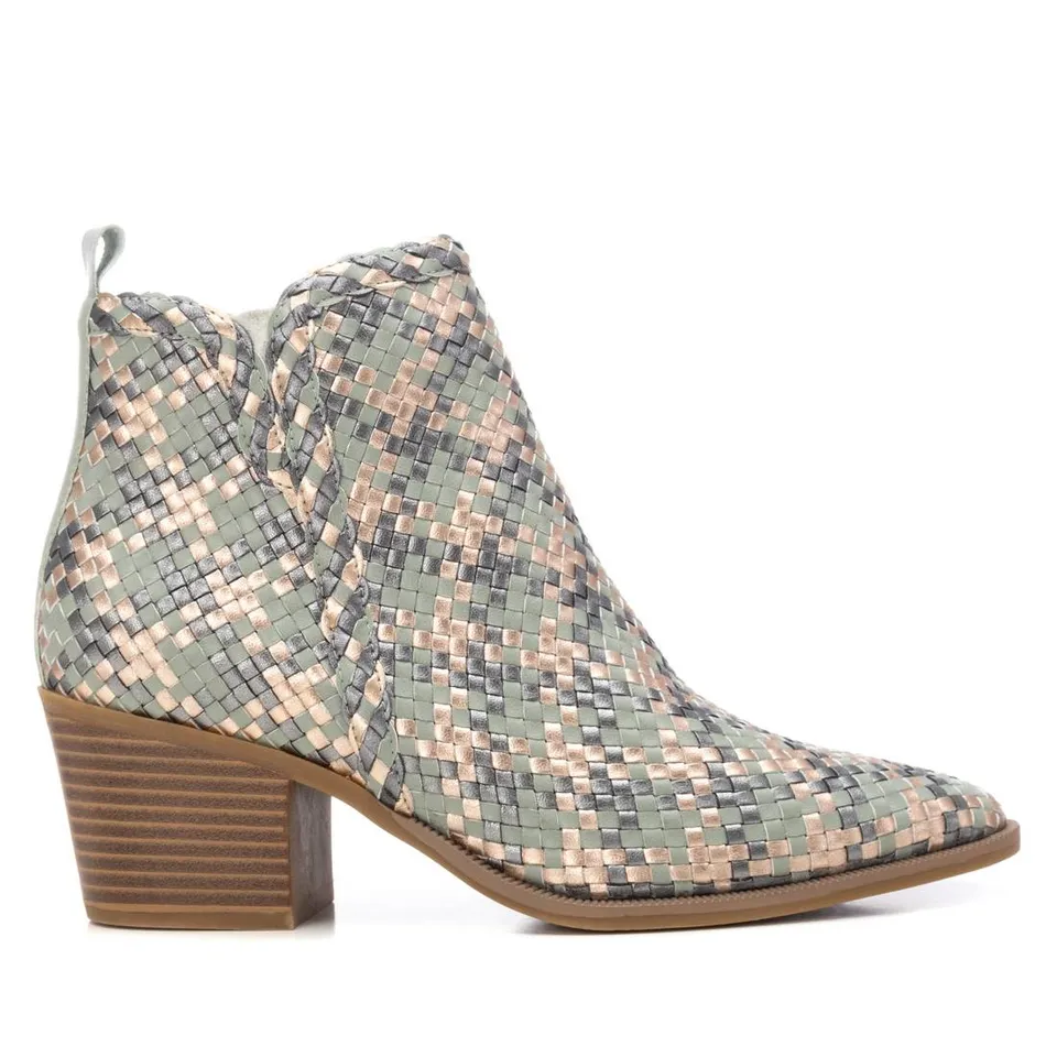 Carmela 16234203 bottines jean cuir talon large