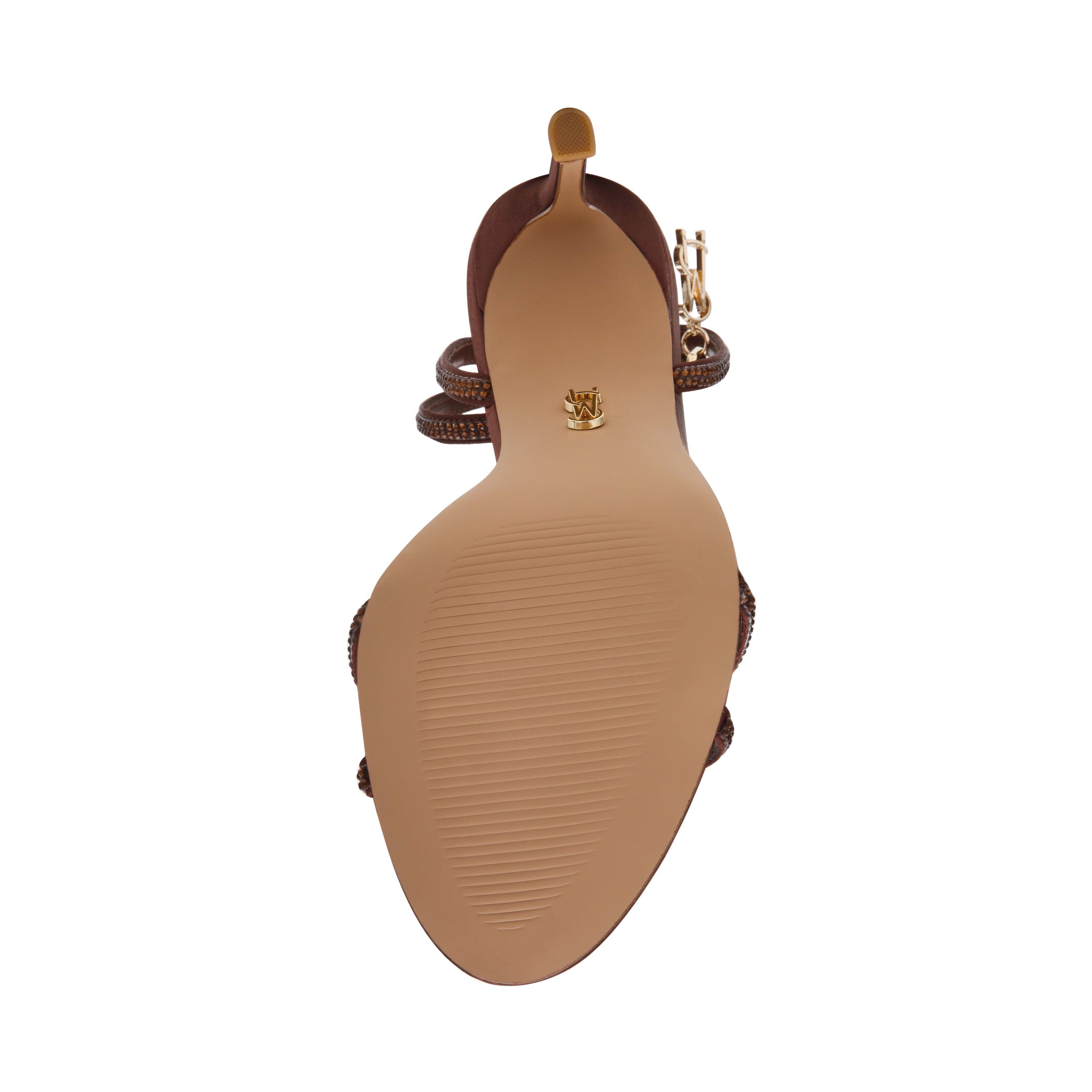 Steve Madden Jypsey-CNR sandales satin marron talon 8 cm