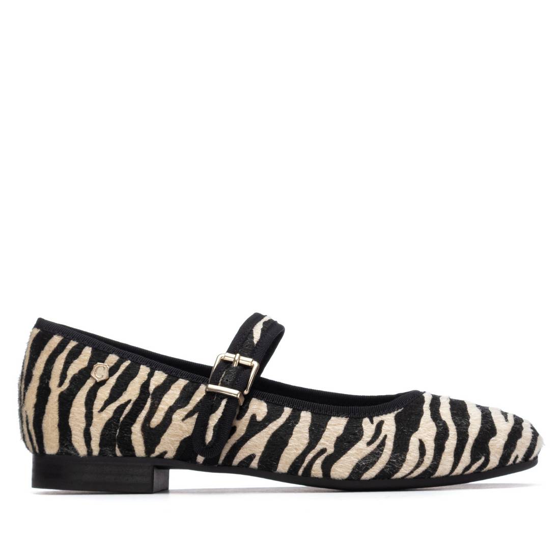 Carmela 16256106 ballerines imprimé zèbre boucle