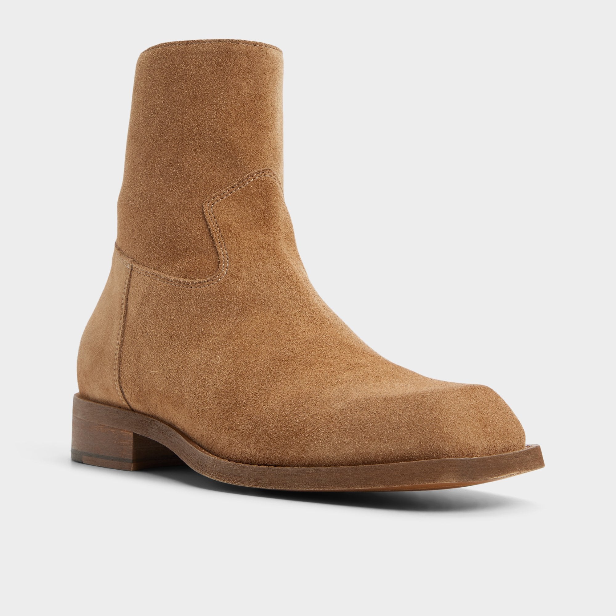ALDO Todi bottines suède beige zip homme
